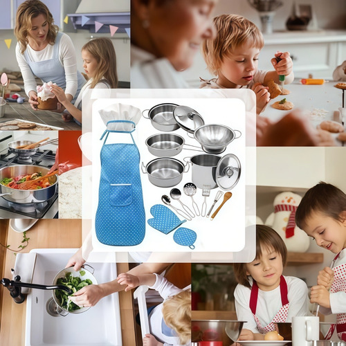 Set De Juego De Simulación De Cocina Y Repostería Para Niños
