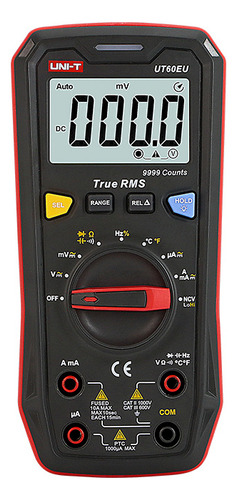 Tester Multímetro Digital Uni-t® Ut60eu® 1000v 10a Ca / Cc