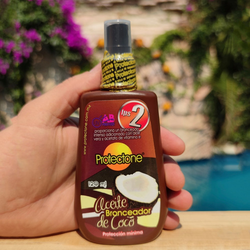 Aceite Bronceador De Coco Y Zanahoria Protectone