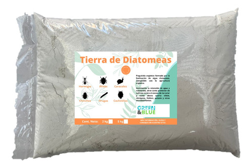 Plaguicida Orgánico Tierra De Diatomeas (1 Kg)