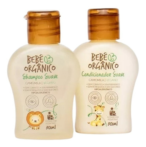 Kit Shampoo + Condicionador Bebê Orgânico Viagem