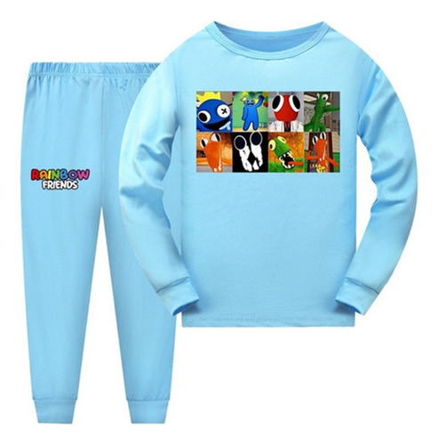 Conjunto De Pijama Rainbow Friends Con Playera Y Pantalones