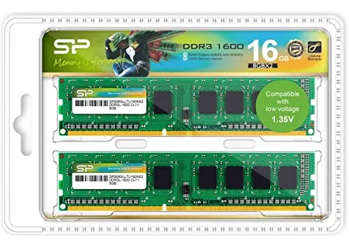 Memoria Ram 16gb 2x8gb Ddr3 1600mhz Pc3-12800 Silicon Power