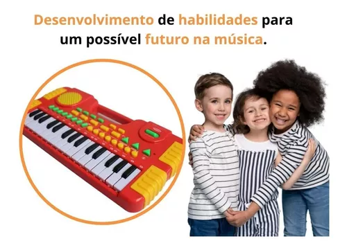 Teclado Piano Infantil Musical Bebê 31 Teclas com Som de Animais Divertido  Crianças Importway BW104 - BEST SALE SHOP