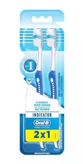 Escova Dental Macia Oral-b Pro-saúde Indicator 2 Unidades