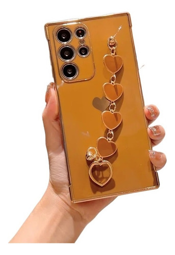 Funda De Silicona Con Diseño De Pulsera Love For Samsung Galaxy S23-s21