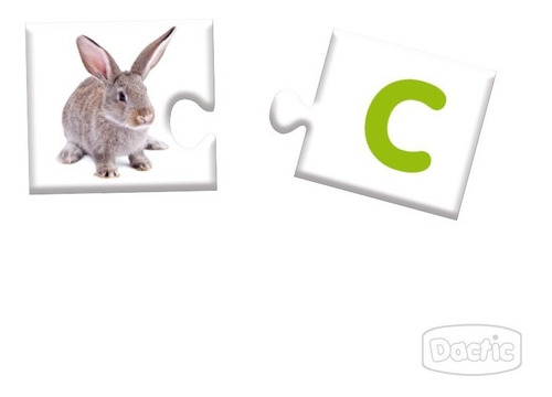 Puzzle Imagen Letra Inicial Dactic D306022
