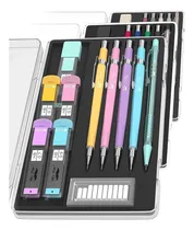 Comprar Juego De Portaminas Pastel Mina Y Recargas De Goma De B...