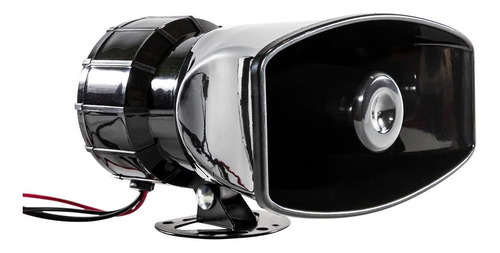 Imagen 5 de 10 de Megafono Sirena 12 Volts 12v 100 Watts 7 Sonidos Alarmas