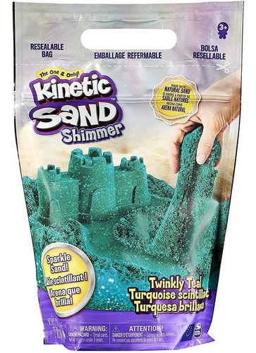 Kinetic Sand Shimmer Arena Que Brilla