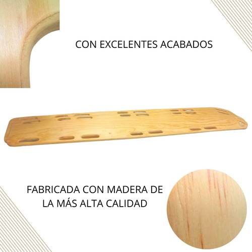 Camilla Rígida De Madera Para Primeros Auxilios