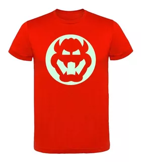 Remera Adulto Mario Bros Brilla En La Oscuridad 100%algodón