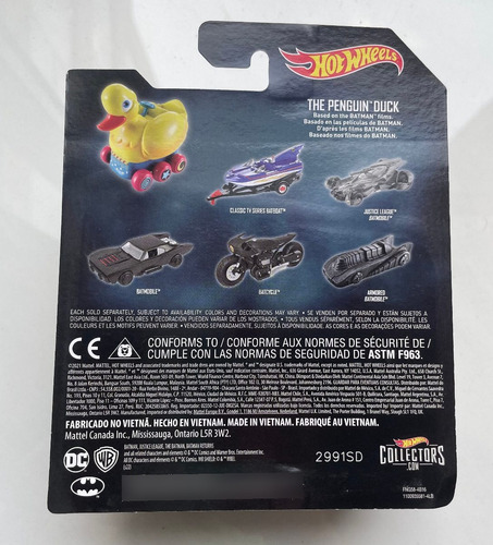 Hot Wheels The Penguin Duck Batman Returns