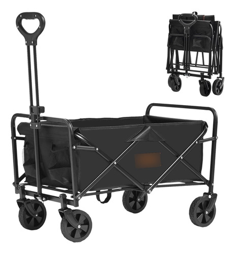 Carro Plegable Plegable De 220 Libras, Carrito De Alta Resis