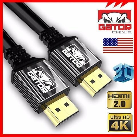 Cable Hdmi (15 Pies) 2.0 Hdtv 3d 2160p 4k