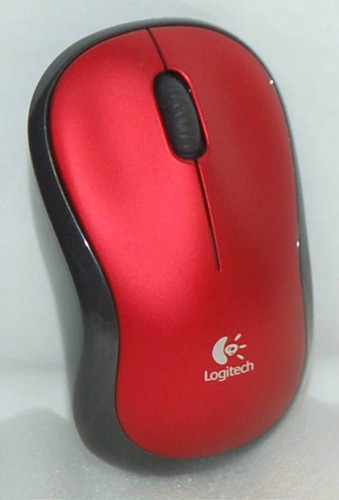 Ratón Inalámbrico Logitech Rojo / Negro M185