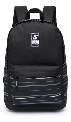 Mochila Spector - Preto E Cinza