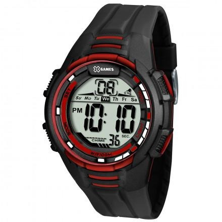 Relógio Masculino X-games Xmppd377-bxpx 44 Mm Borracha Preto