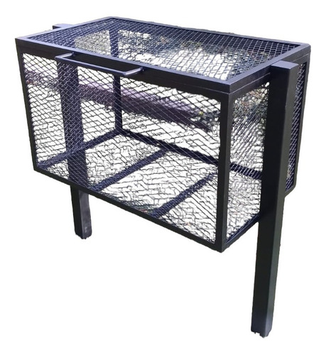 Canasto De Basura De Metal 100 X 50 X 50 Cm, Súper Fuerte.