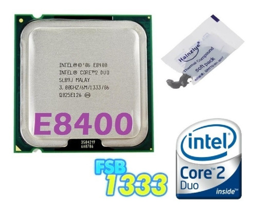 Imagem 1 de 10 de Processador Intel Core 2 Duo E8400 3.0ghz Fsb 1333 Lga 775
