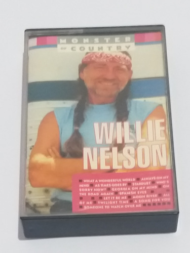 Willie Nelson- Fita K7 Monster Of Country-original-globo