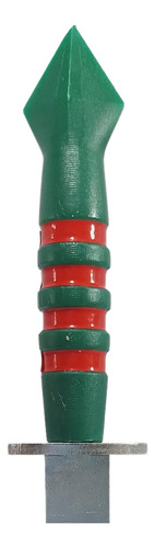Ponteira 21cm Verde Vermelho Flecha Lam Clara