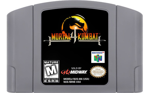 Mortal Kombat 4 N64 Estandar Fisico Nuevo