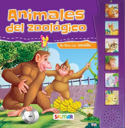 Animales Del Zoologico, De Anónimo. Editorial Sigmar, Tapa Encuadernación En Tapa Dura O Cartoné En Español