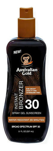 Australian Gold Spf 30 Spray Gel Con Bronceador