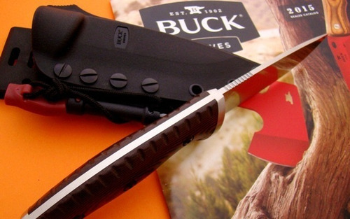 Imagen 7 de 10 de Cuchillo Buck 863 Selkirk Acero 420hc Hoja 12,5cm Micarta