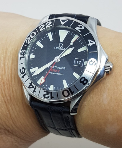 Omega Seamaster Gmt 50 Years Safira Automatico 41,5mm Ocp