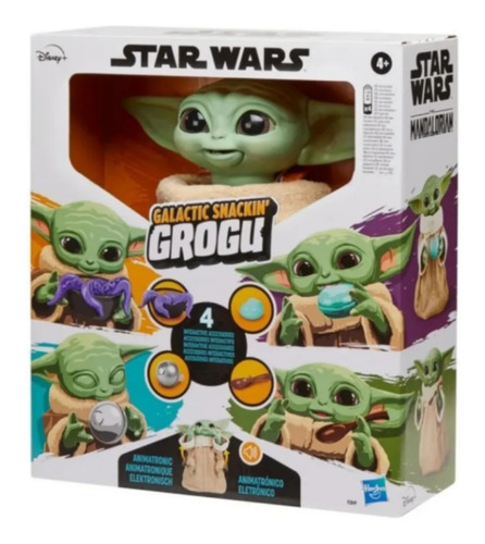 Galactic Snackin Grogu Star Wars Baby Yoda Animatronic
