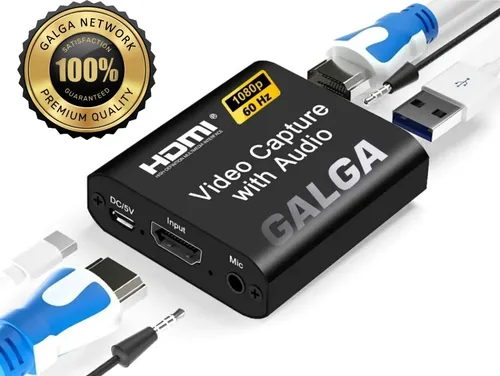 Capturadora Hdmi Salida 1080/60hz Entr/microf Y Loopout Stre