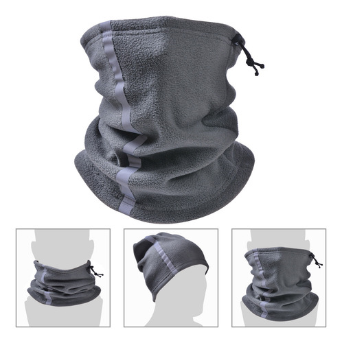 Polaina Ajustable De Forro Polar: Bufanda Reflectante Para D