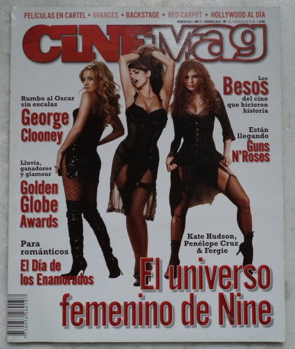 Revista Cinemag N° 23 Capa Penélope Cruz Em Espanhol