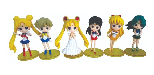 Muñecas Sailor Moon Colección X 6 + Envio