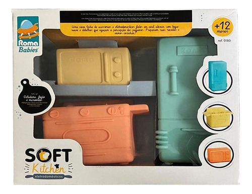 Soft Kitchen Etrodomésticos Em Vinil Brinquedo Infantil