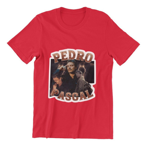 Polera Unisex Pedro Pascal The Last Us Estampado Algodon