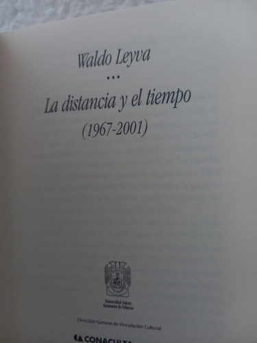La Distancia Y El Tiempo 1967-2001 Waldo Leyva Pasta Dura