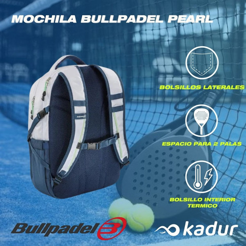Mochila Bullpadel Bolsillos Aislamiento Termico Deportiva