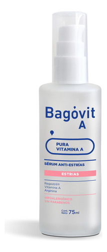 Gel Serum Anti Estrías Bagovit A 75ml Suaviza Reduce & Aplan