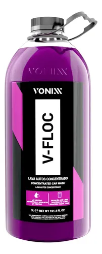 Shampoo Automotivo Concentrado Vonixx V-Floc Ph Neutro 3L Uva