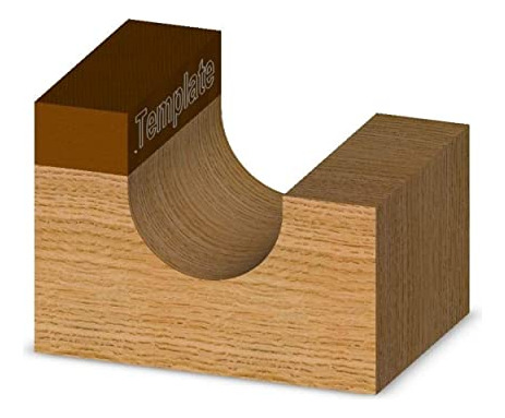 Fresa De Ruteadora Whiteside 1405b Con Punta Redonda Y