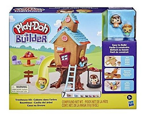 Play-doh Builder Treehouse Kit De Construccion 