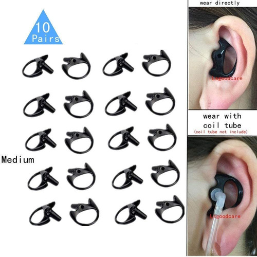 Radio De Dos Vias Abierto Inserto De Oido Earmold Auricul