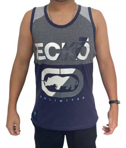  Regata Ecko Unltd Masculina 100% Algodão Estampada Original