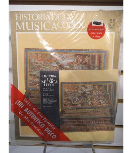Imagen 1 de 1 de Historia De La Musica Codex 66 Fasiculo Y Disco Lp Acetato