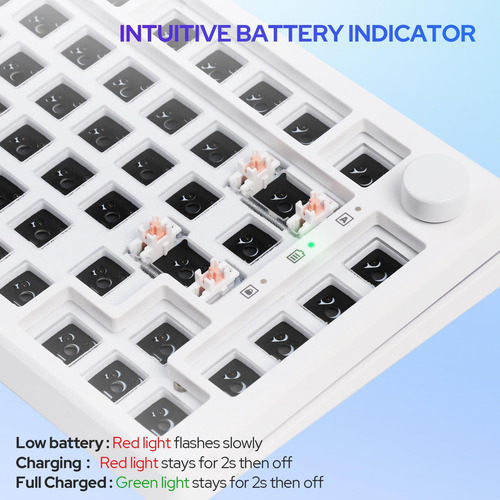 Epomaker Aura75 75% Mechanical Keyboard Kit, Keyboard Kit