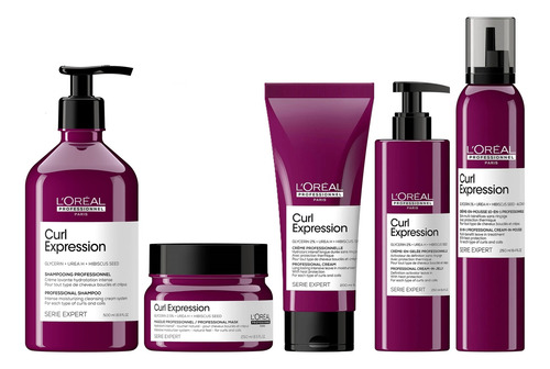 Shampoo 500ml+ Mask+crema+gel+mousse Loreal Curl Expression