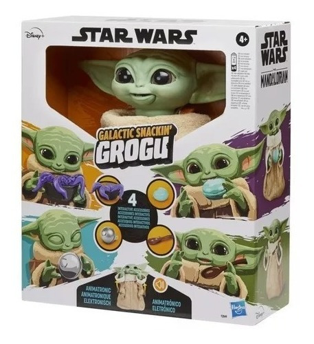 Star Wars Galactic Snackin Grogu Baby Yoda Hasbro Nryj
